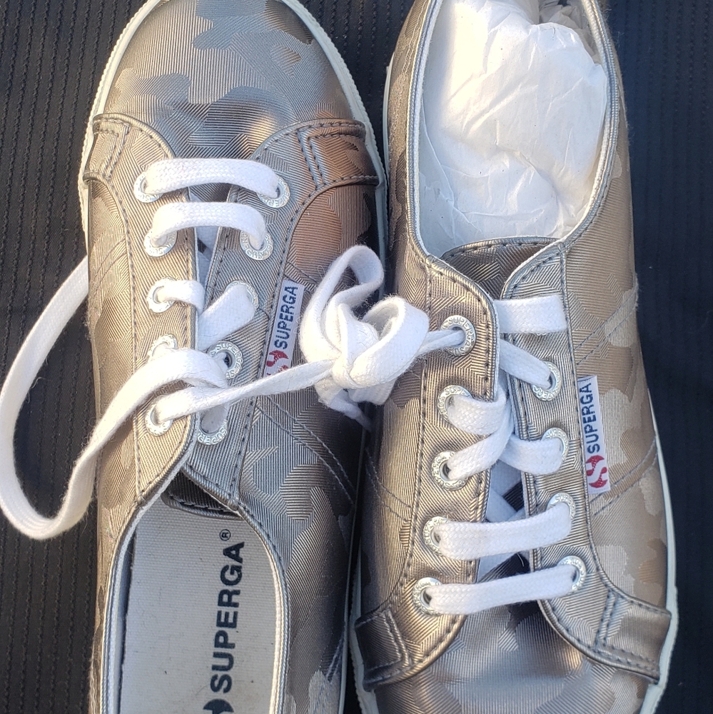 Superga women's platform shoes